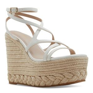 ALDO -Worn once -Women's Portofino Strappy Platform Wedge Sandals